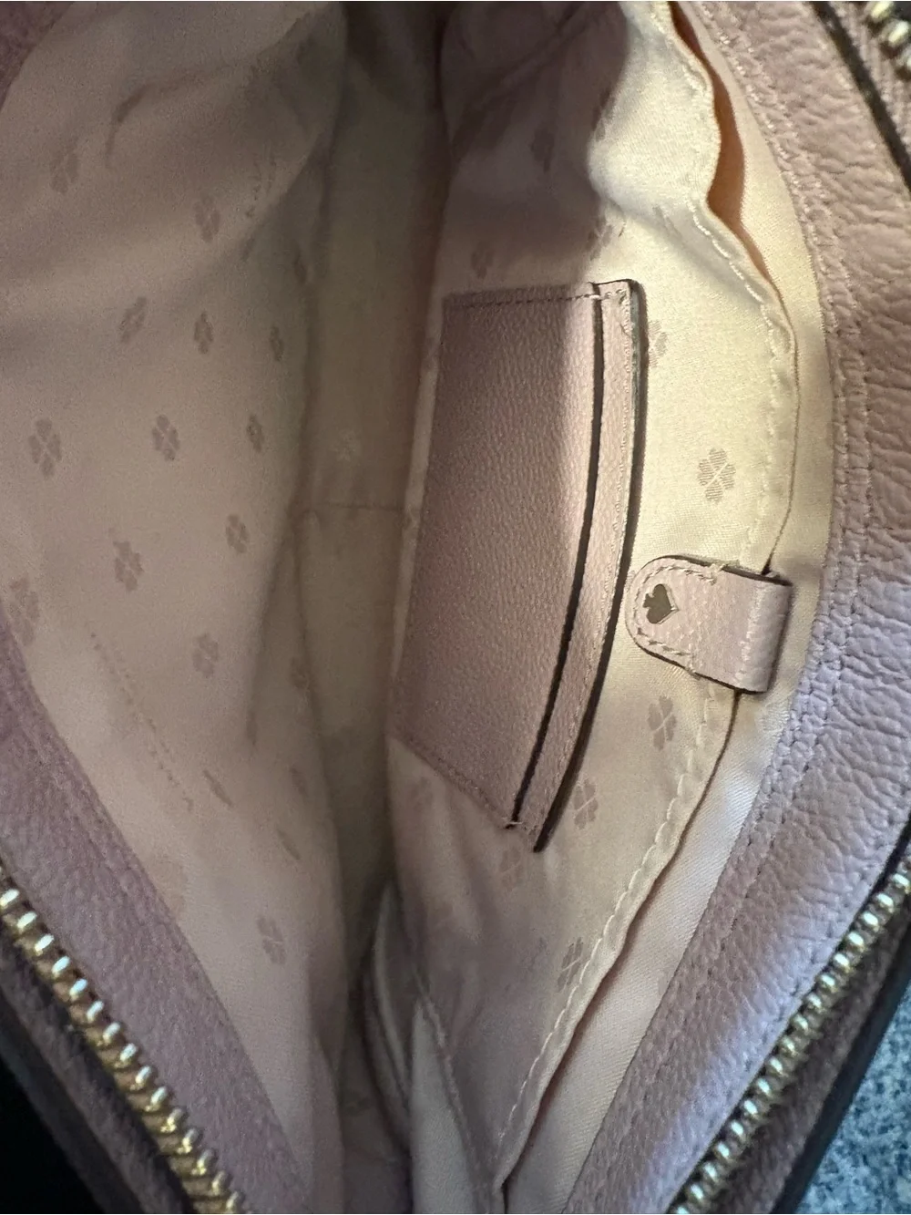 kate spade Blush Pink Pebbled Leather Crossbody